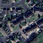 Aerial map of where the new homes would be built