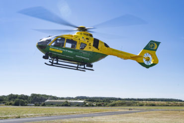 Air Ambulance taking off