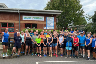 All runners at the Start of the race