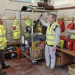 Joe Robertson at Bembridge Fire and Rescue Station