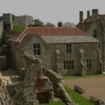 Carisbrooke Castle Museum from the air