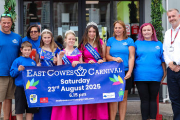 East Cowes Carnival Queens and organisers