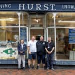 Ventnor Hursts staff outside the branch on closing day