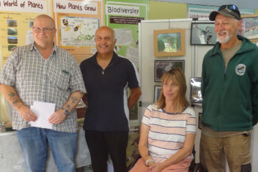 L-R Mick Harris (winner) Runners up, Ricky Ashanollah, Tracy Jones and John Adams