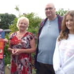 Ros White, Chair of Newchurch Drama Group: Glenys Lloyd-Williams, Chair of IOW Arts Society: Paul Wilson, Director and Chair of Tide Nor Time: Polly Wray, (Playing Minuet, supporting actor)