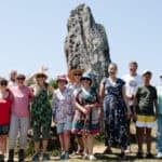 Group at the Mottistone Long Stone