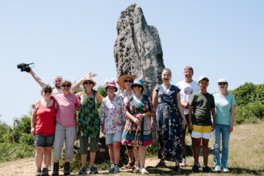 Group at the Mottistone Long Stone