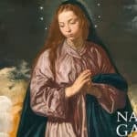 Painting of Mary, the mother of Christ