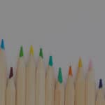 Range of coloured pencils