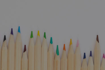 Range of coloured pencils