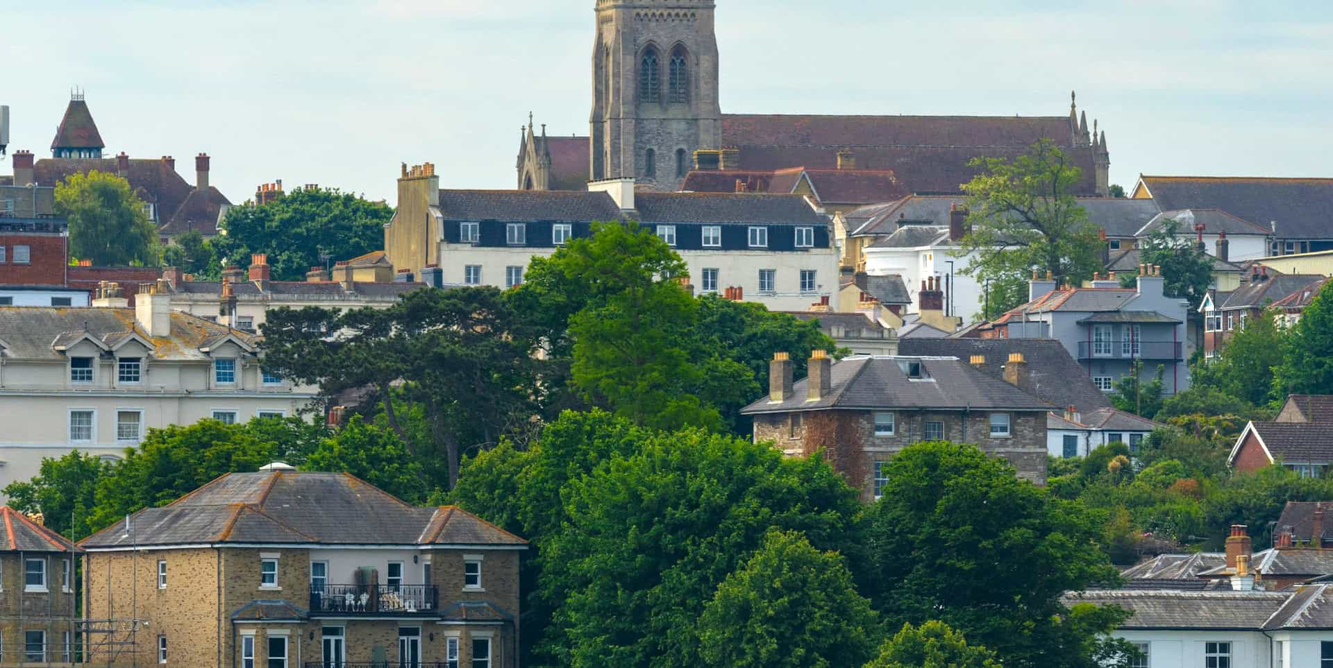 Ryde town from the water