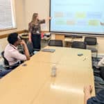 People in Classroom at Solent University being trained in end of life care
