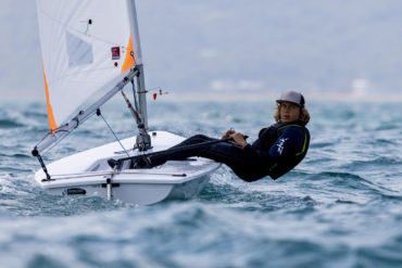 Tate Kump sailing solo