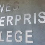 cowes enterprise college sign