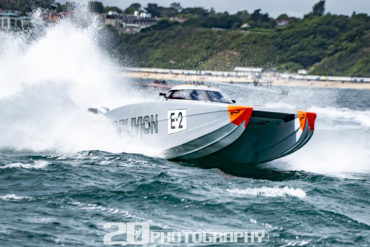 Powerboat racing in the Solent