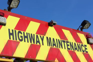 General highway maintenance signage
