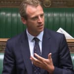 Joe Robertson speaking in parliament
