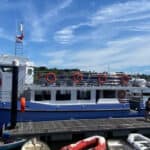 Kraken catamaran in the dock
