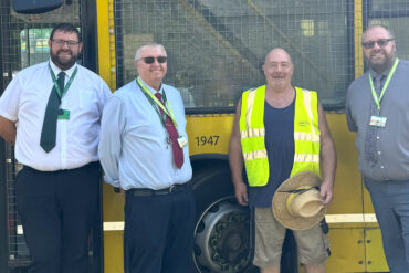 (L to R) Southern Vectis’ David Miller, Wayne Coulter, Barry Taylor and Simon Moye