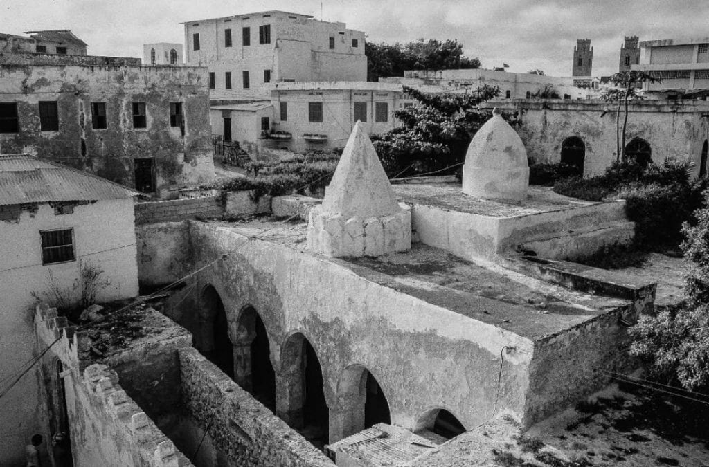 The original Fakhr al-Din Mosque (1269 AD) Xamar Weyne, Banaadir