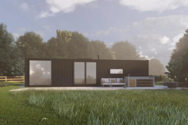 Visualisation of glamping unit at Mill Heights Campsite