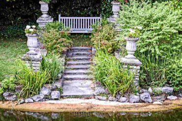 a seat at bonchurch pond