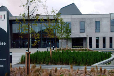 Photo of the outside of cowes enterprise college
