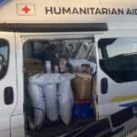 The van that Jan and NIgel use to transport the Aid