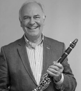 David Campbell with his clarinet