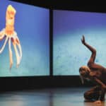 Emma Critchley, Soundings, Installation views and performances at John Hansard Gallery, Southampton, 2025. Courtesy of the artist.. Performance photograph by Nosa Malcolm