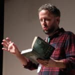 KIERAN LARWOOD reading from one of his books