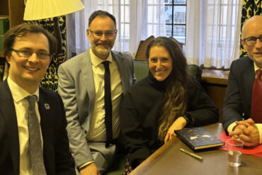 Tom Quinn (Beat Eating Disorder Charity), Richard Quigley MP, Hope Virgo (Campaigner and Secretariat of the Eating Disorder APPG), Minister for Care Stephen Kinnock MP