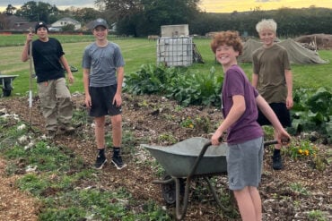 Grow Gurnard community farm volunteers