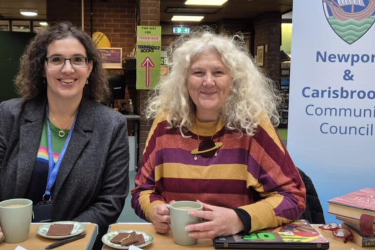 Julie Jones-Evans and Vix Lowthion