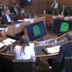 Natasha Dix at the rural affairs committee - parliament live tv