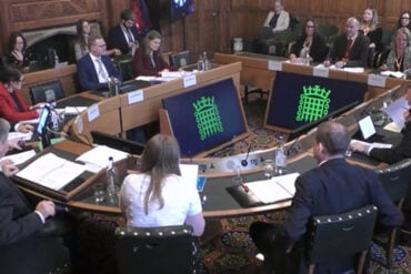 Natasha Dix at the rural affairs committee - parliament live tv