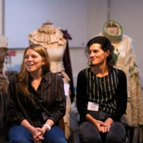 Panel guests at the P1 Sustainable Fashion Futures Event