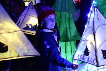 Children at the Ryde Merry and Bright Lantern Parade