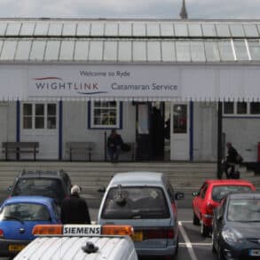 Ryde Pier Head parking and ticket office