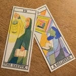 The Skeptic an the Believer tarot cards