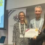 Youth Justice Staff with award