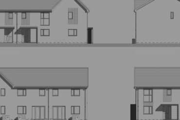 Plan of houses at new development