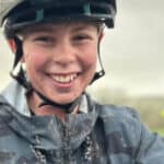 Fred Hall on his bike