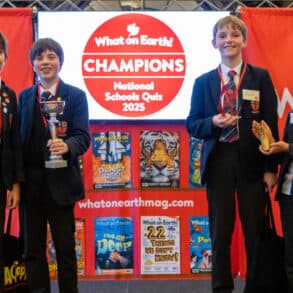 Ryde School's winning quiz team, Elmo, Harvey, Jack and Arthur