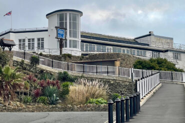 View of Ventnor Winter Gardens from the cascade footway