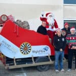 santa delivering presents