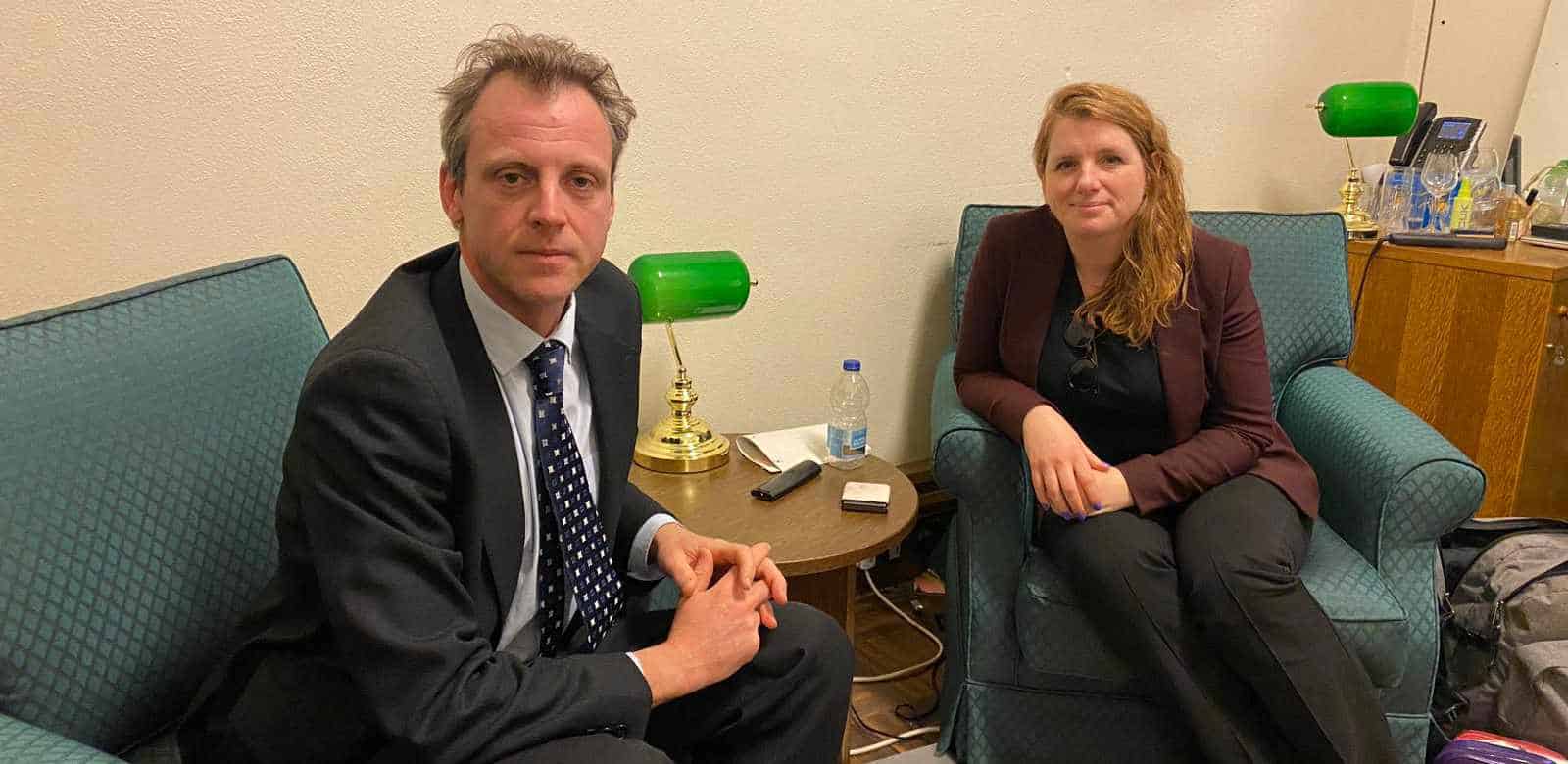Joe Robertson MP meets with Minister McGovern