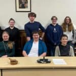 Councillor Dore with members of the Youth Council