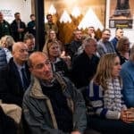 People at the launch of the new green energy scheme