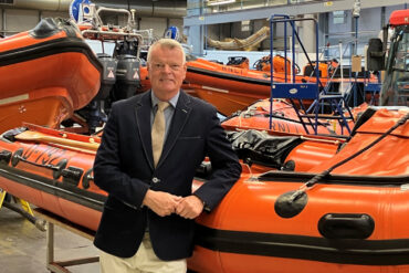 Karl Love at RNLI Inshore Lifeboat
